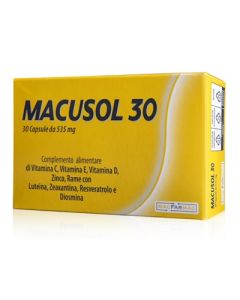 Macusol integratore multivitaminico 30 capsule 