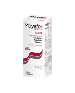 Mayafer Complex Gocce integratore alimentare di ferro e acido folico12 ml 