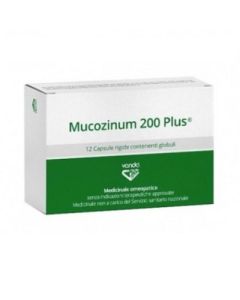 Mucozinum 200 Plus rimedio omeopatico 12 capsule 