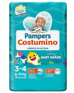 Pampers costumino midi 12 pezzi 