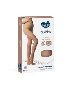 Sauber Linea Classica Collant Premaman 140 Denari Neutro Beige Taglia 3 **