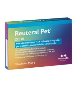 NBF Lanes Reuteral Pet Mangime Complementare per Cani 30 capsule 