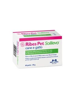 Ribes Pet Sollievo per dermatosi Cane e Gatto 60 Perle 
