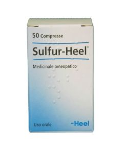 Heel Sulfur medicinale omeopatico dermatiti 50 compresse