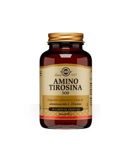Solgar Amino Tirosina 500 50 Capsule Vegetali