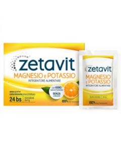 Zetavit Integratore con magnesio potassio e Sali minerali 24 bustine