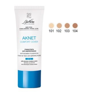 Bionike Aknet Comfort Fondotinta 102 SPF 30 tubo 30 ml
