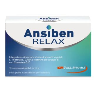 Ansiben Relax integratore alimentare 15 Compresse