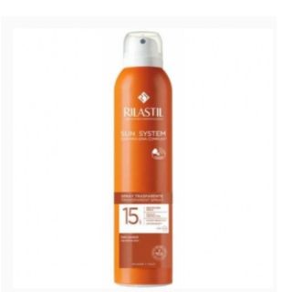 Rilastil Sun System Protezione solare Spray Trasparente SPF 15 200 ml