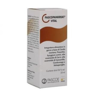 Named Pascopankreat Vital gocce integratore per la digestione 20 ml