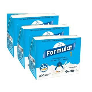 Formulat 1 Latte per lattanti dalla nascita 3x200 ml