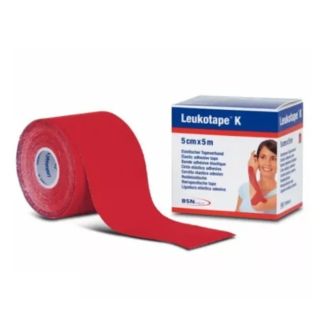 Leukotape K Cerotto Adesivo Elastico Rosso 5x500 cm **