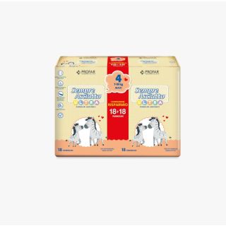 Profar Pannolini sempre asciutto ultra midi taglia 4 7/18 kg 36 pezzi