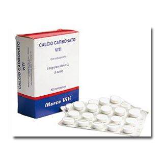 MARCO VITI CALCIO CARBONATO Integratore alimentare di calcio 60 Compresse