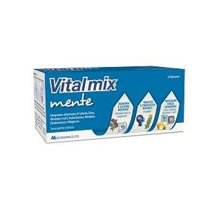 Vitalmix Mente Integratore memoria e concentrazione 12 flaconcini