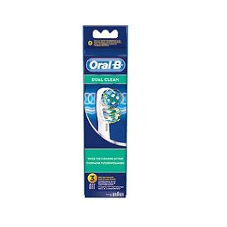 Oral-B Dual Clean Testine di Ricambio 3 Pezzi