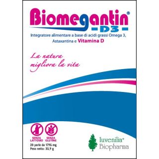 Biopharma Biomegantin D3 integratore alimentare 20 Perle