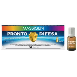 MARCO VITI MASSIGEN  PRONTO DIFESA integratore alimentare  14 flaconcini 10 ML