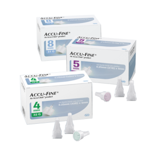 Accufine ago insulina 33G 4mm - confezione da 100 aghi sterili **