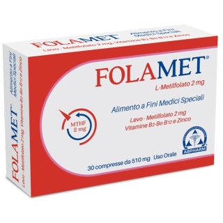 A. B. Pharm FOLAMET  Integratore alimenatare 30 compresse