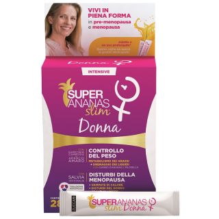 ZUCCARI SUPER ANANAS SLIM DONNA Integratore per menopausa 28 bustine  da 10 ml