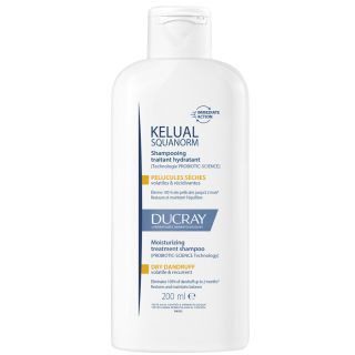 Ducray Kelual Squanorm Shampoo Trattante Idratante Forfora Secca 200 ml