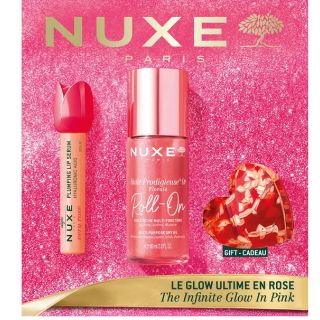 Nuxe The Glow Ultime En Rose Cofanetto Glow Huile Prodigieuse 3 Pezzi