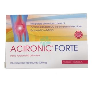 Acironic forte integratore per le articolazioni 20 compresse