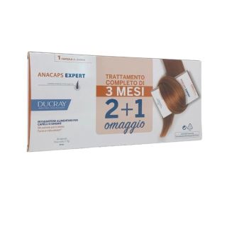 Ducray Anacaps Expert Capelli e Unghie Caduta Persistente 3 x 30 capsule