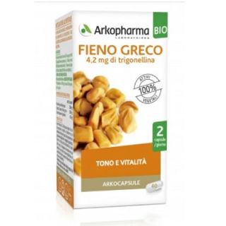 Arkopharma Arkocapsule Fieno Greco Bio Integratore per stimolare l'appetito 40 capsule