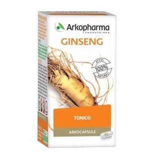 Arkopharma Arkocapsule Ginseng Bio Integratore per la stanchezza fisica e mentale 45 capsule