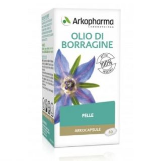 Arkopharma Arkocapsule Olio di Borragine Integratore per la pelle 60 capsule