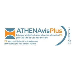 Athenavis Plus 2% soluzione iniettabile di acido ialuronico - 3 siringhe da 2 Ml