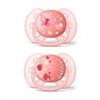 Avent Succhietto Ultra Soft per bimbe da 6 a 18 Mesi 2 pezzi