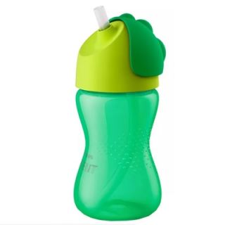 Avent Tazza con cannuccia verde Fluo 300 Ml