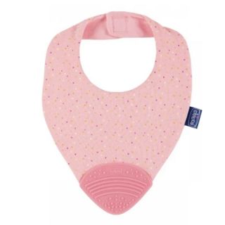 Chicco bavaglino massaggiagengive GUMMY rosa