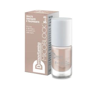 Dermovitamina Micoblock 3 in 1 Smalto Idratante Traspirante Colore Beige 5 ml