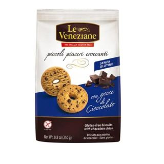 Le Veneziane Biscotti Gocce Di Cioccolato Senza Glutine 250 gr