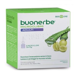 Buonerbe microclisma lassativo per adulti 6 Pezzi