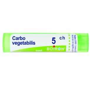 BOIRON CARBO VEGETABILIS MEDICINALE OMEOPATICO 5 CH GRANULI