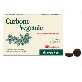 CARBONE VEGETALE Integratore alimentare 25 compresse