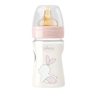 Chicco Original Touch bottiglia di plastica Rosa a flusso lento 150 ml