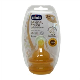 Chicco Tettarella In Caucciu Original Touch 1Foro Flusso regolare 2 pezzi