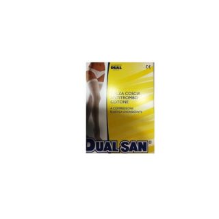 Dualsan Calza Coscia Antitrombo senza tassello compressione graduata taglia 1 **