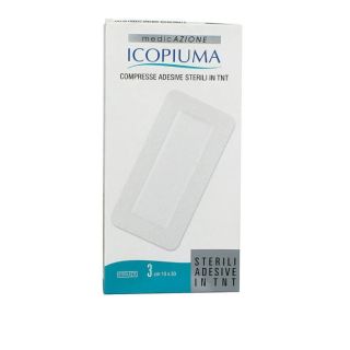 Icopiuma Compresse Adesive Sterili TNT 10 x 20 cm 3 Compresse **