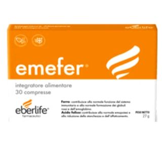Eberlife Emefer integratore alimentare 30 Compresse
