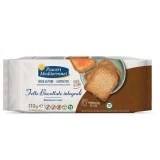 Piaceri Mediterranei Fette Biscottate Integrali Senza Glutine 110 gr