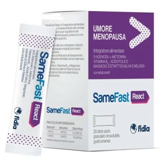 Samefast React integratore per la menopausa 20 Stick Pack
