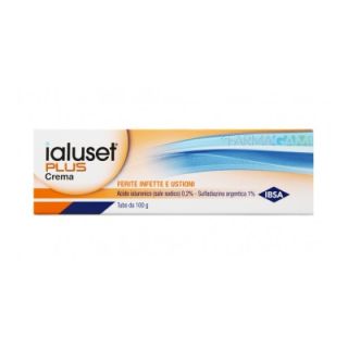 Ialuset Plus crema rigenerante a base di acido ialuronico tubo da 100 Gr