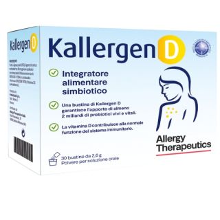 Allergy Therapeutics It. Kallergen D integratore alimentare simbiotico 30 Bustine